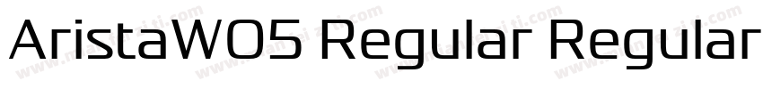 AristaW05 Regular Regular字体转换